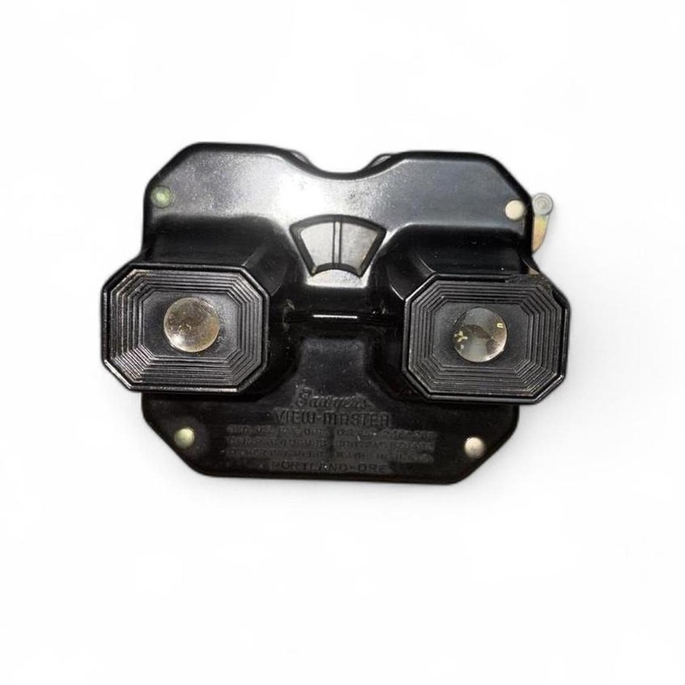 Vintage View-Master Sawyer's Black 3D Viewer Toy Stereoscope USA Collectible
